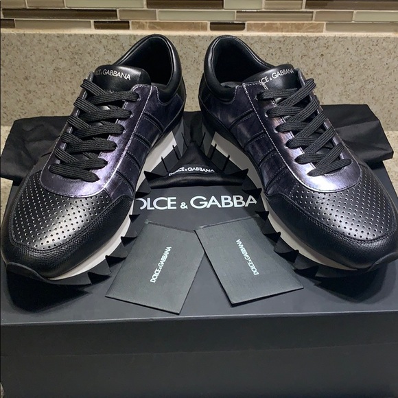 black dolce and gabbana trainers